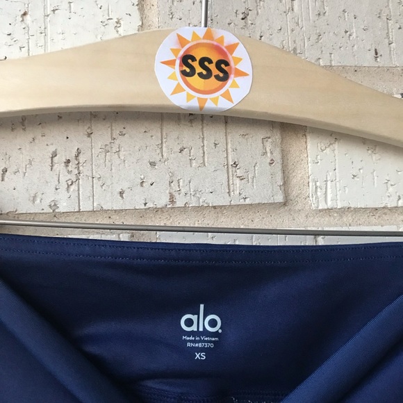 Alo Yoga Airbrush Blue Ombre Gradient Leggings XS - Picture 2 of 8